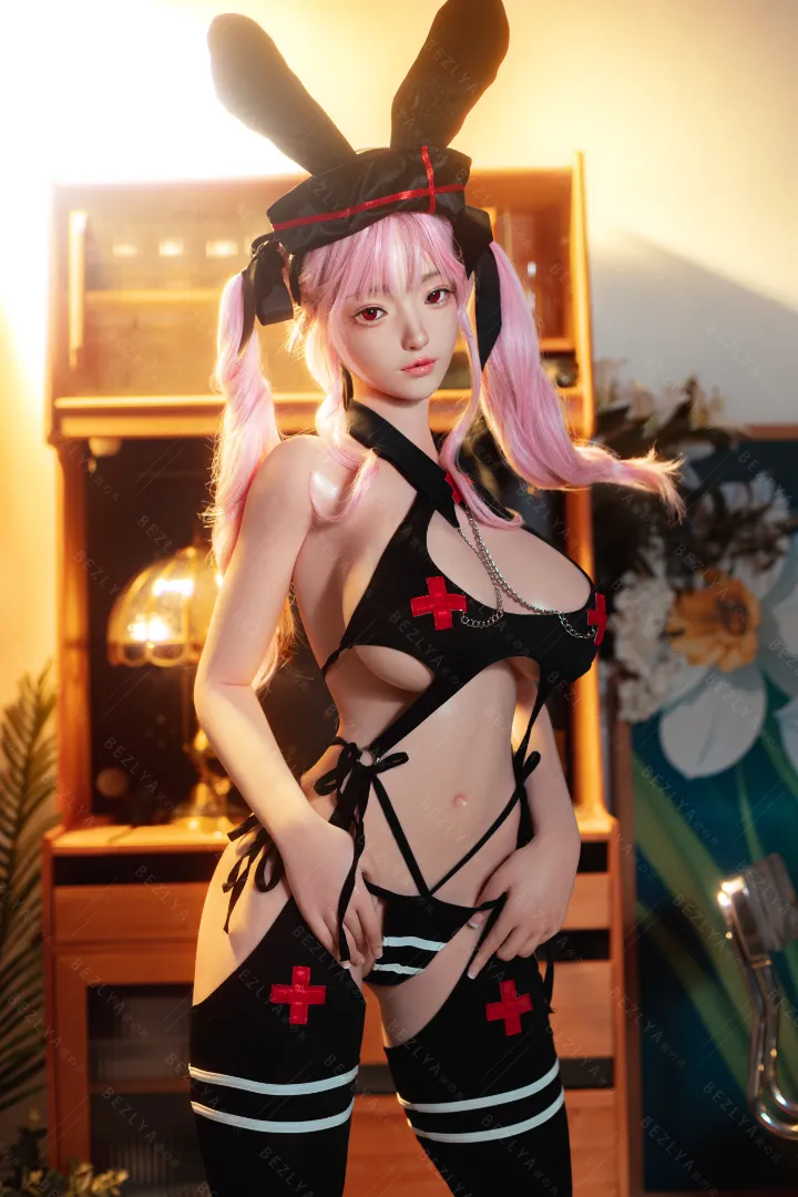 157cm (5ft2) K คัพ น้ำหนักเบา ซิลิโคน ตุ๊กตายาง หัวรุ่น ROS Bletilla